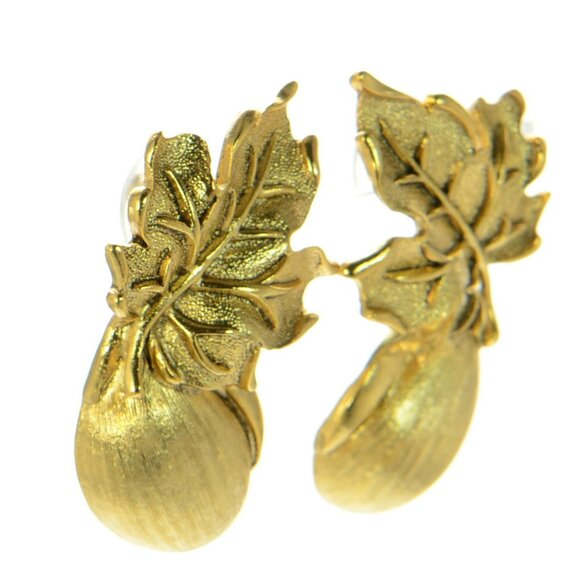 Jennifer Behr Goldtone Drop Earrings - Picture 3 of 4